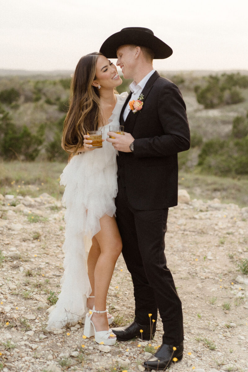 interactive wedding bar experience with guests