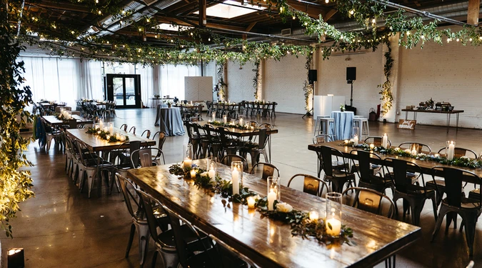 Skylight Denver event venue featuring industrial design and flexible holiday event space