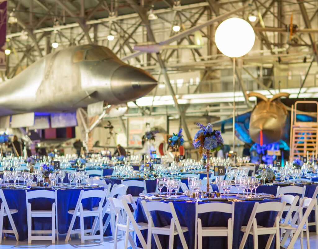 Wings Over the Rockies Denver event venue hosting large-scale corporate celebrations